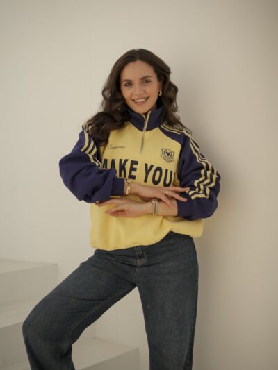 Yellow X Blue Hoodie