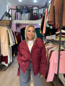 Gabardine short jacket