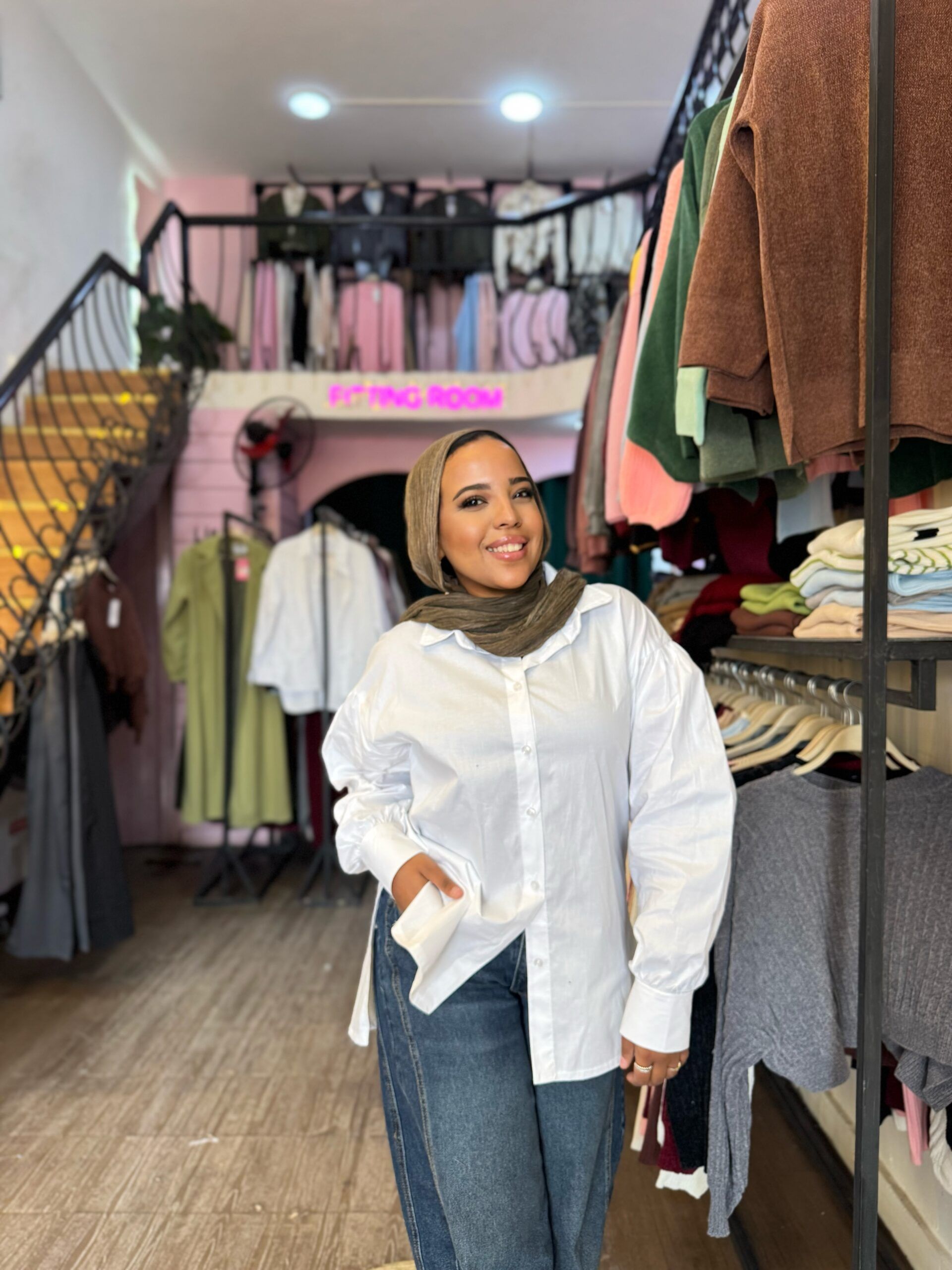 White Bobline Chemise