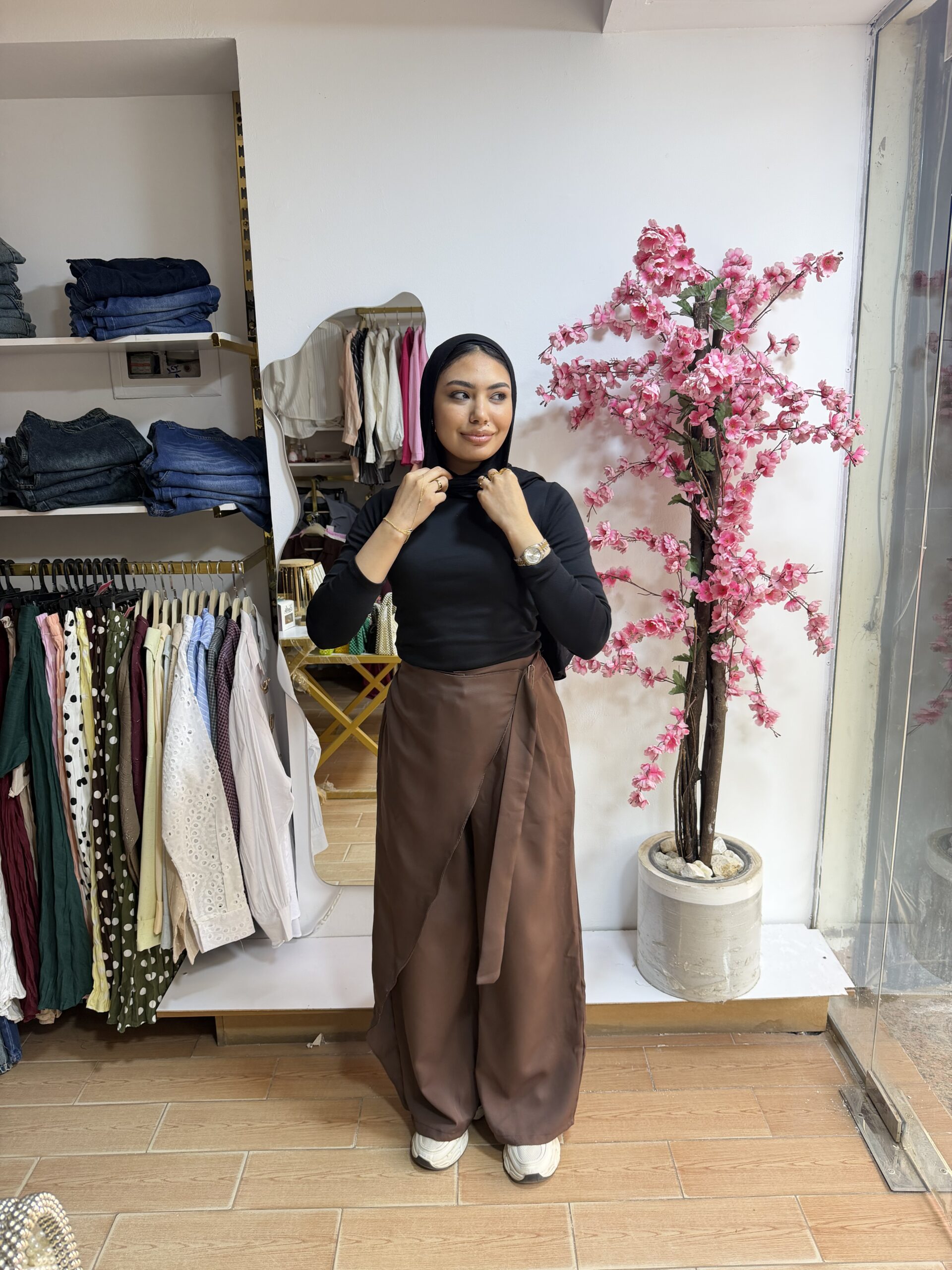Wrapped formal pants