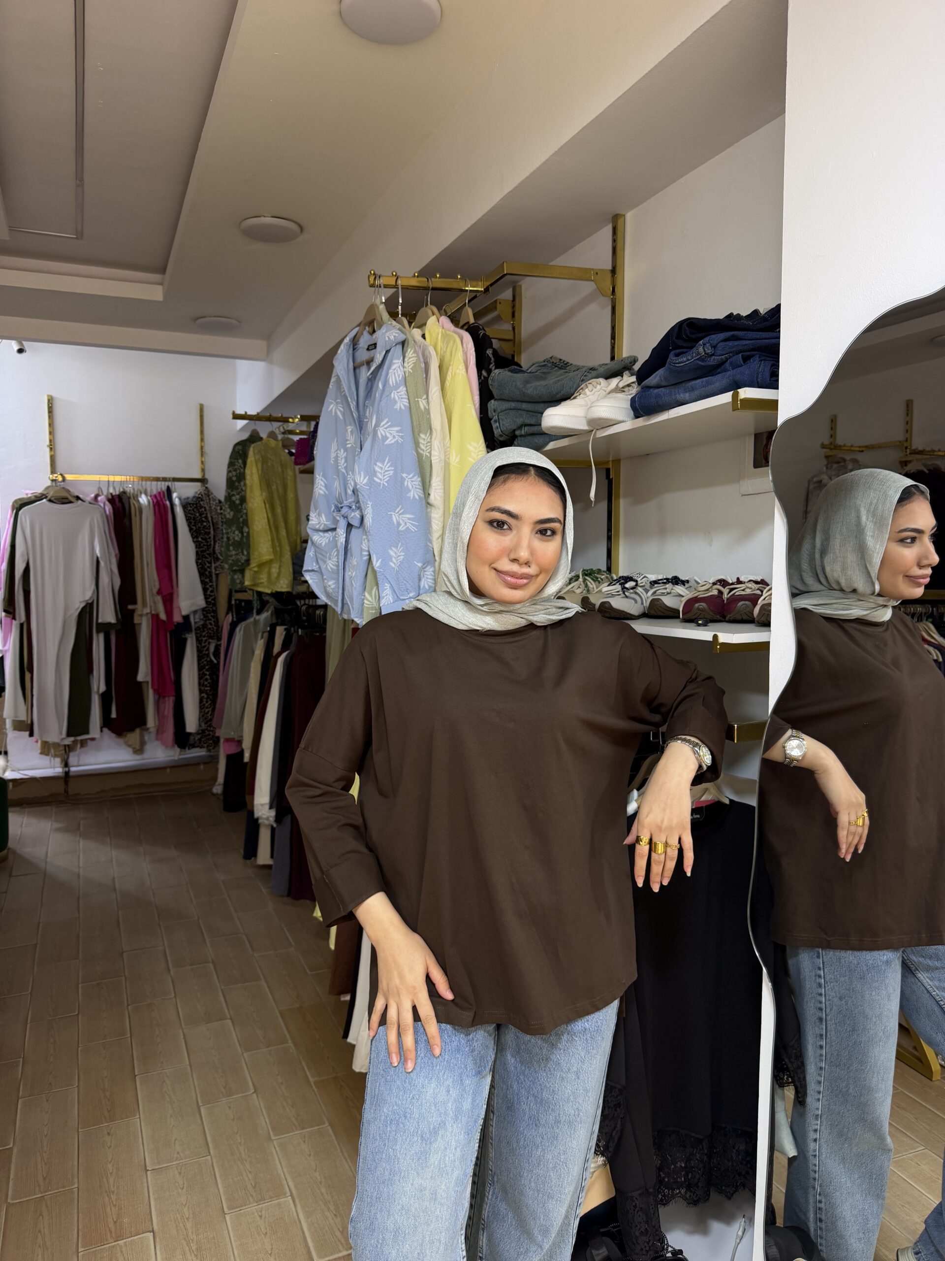 Cotton shirt oversize - Image 8