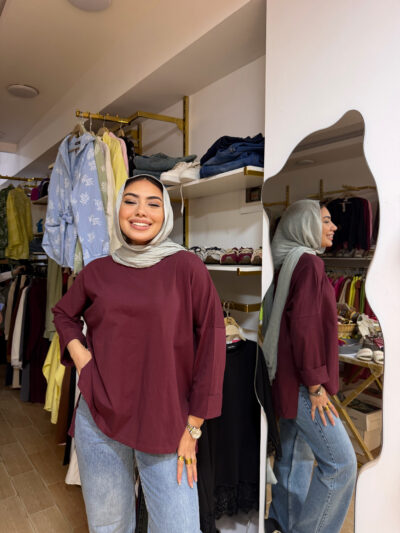 Cotton shirt oversize